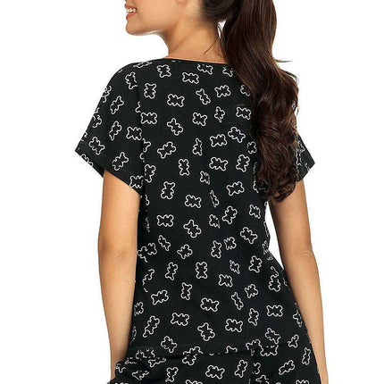 Charming Cotton Teddy Bear Lounge Ensemble