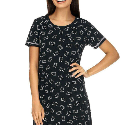 Cozy Teddy Bear Cotton Nightshirt