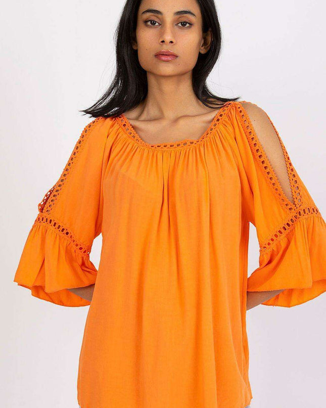 Chic Bella Slit Sleeve Blouse