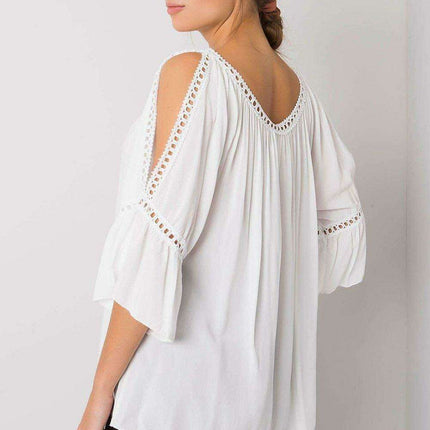 Chic Bella Slit Sleeve Blouse