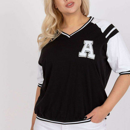 Chic Heart Neckline Blouse