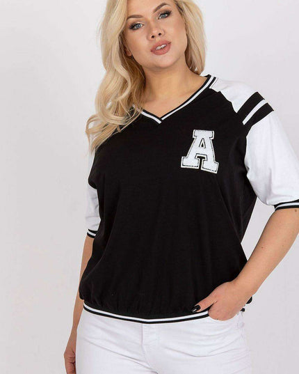 Chic Heart Neckline Blouse