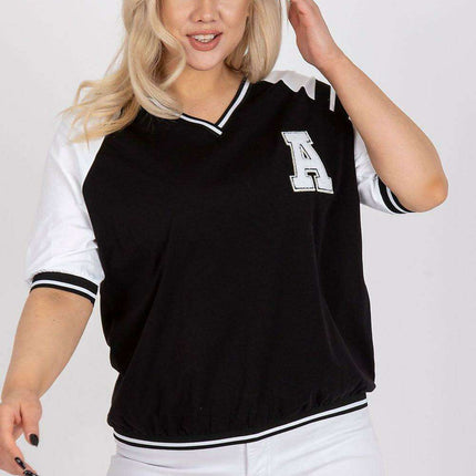 Chic Heart Neckline Blouse