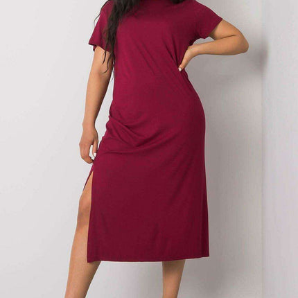 Summer Chic Plus Size Dress with Short Sleeves - Flatter Your Curves!