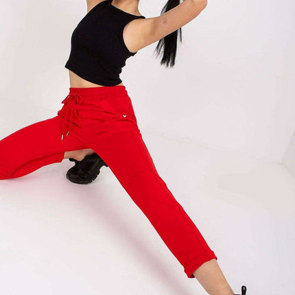 Cozy High-Rise Joggers with Functional Side Pockets