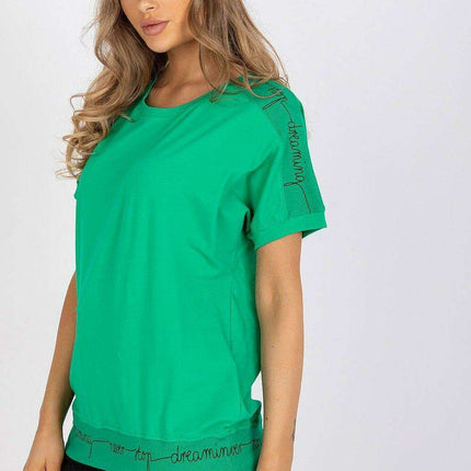 Chic Inscribed Blouse