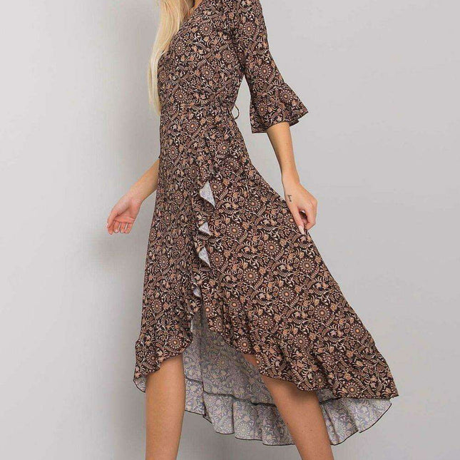 Chic Sunrise Envelope Sleeve Dress