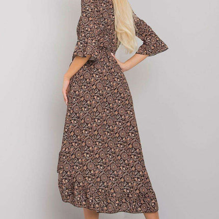 Chic Sunrise Envelope Sleeve Dress