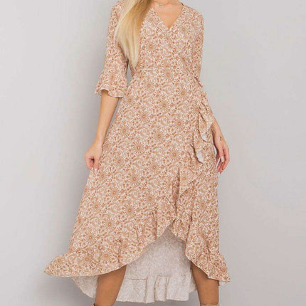 Chic Sunrise Envelope Sleeve Dress