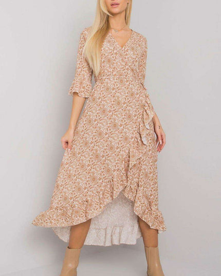 Chic Sunrise Envelope Sleeve Dress