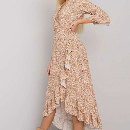 Chic Sunrise Envelope Sleeve Dress