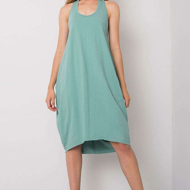 Everyday Summer Chic Sleeveless Cotton-Blend Dress