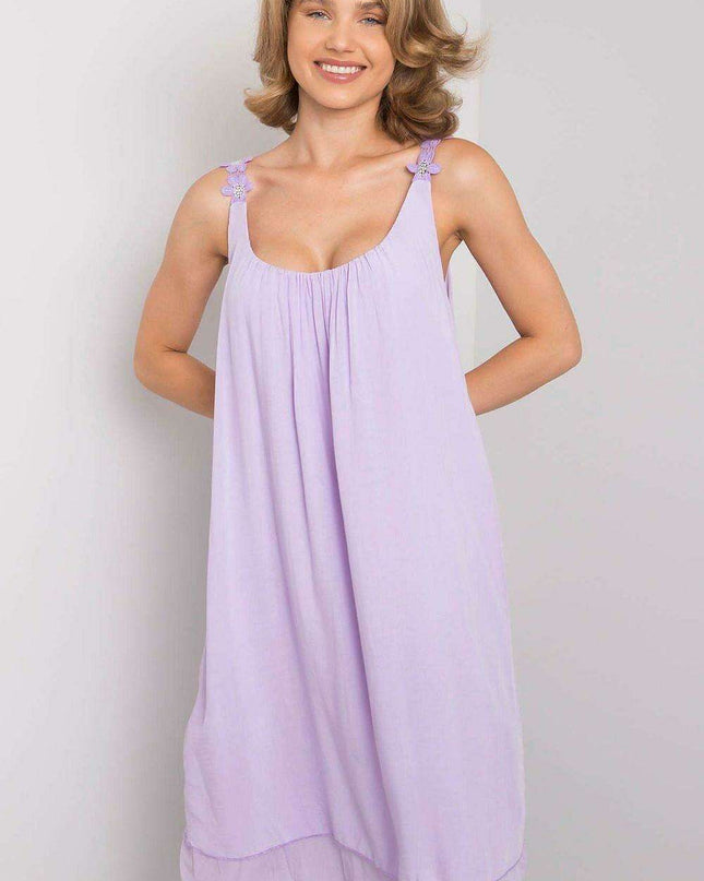 Summer Sunshine Relaxed-Fit Dress with Fashionable Straps