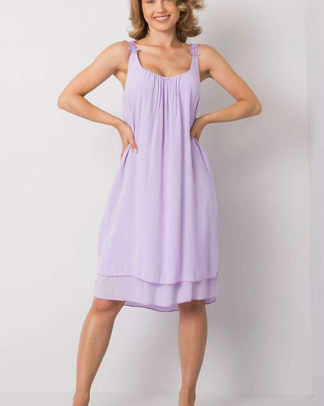 Summer Sunshine Relaxed-Fit Dress with Fashionable Straps
