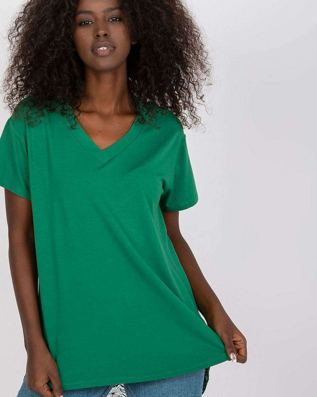 Chic Lace-Back Blouse with Stylish Cheese Neckline