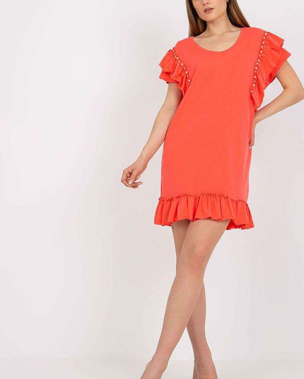 Elegant Ruffled Midi Dress