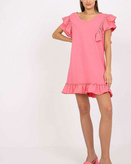 Elegant Ruffled Midi Dress