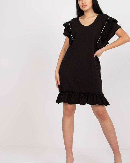 Elegant Ruffled Midi Dress