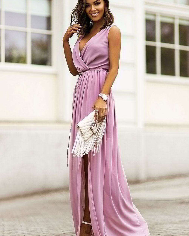Ivons Allure Chiffon Evening Dress Elegant European Gown