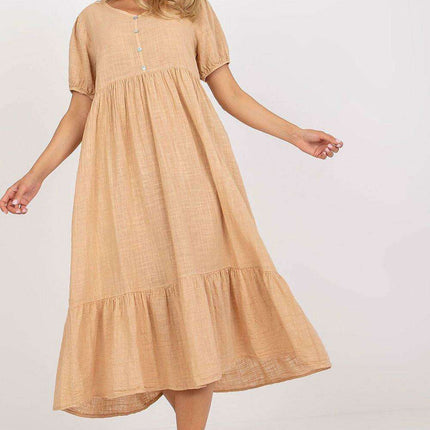 Romantic Ruffle Hem Heart Dress