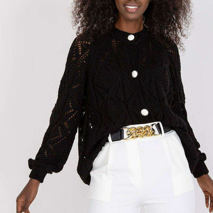 Stylish Italian Women Elastic Waist Shorts With Belt