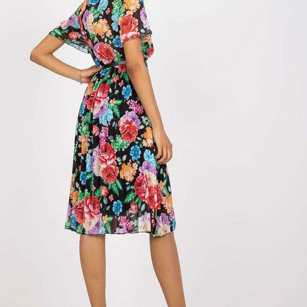 Chic Pleated Midi Dress For Effortless Elegance Everyday