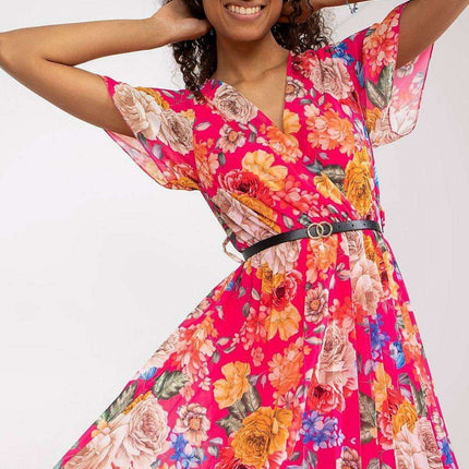 Chic Pleated Midi Dress For Effortless Elegance Everyday