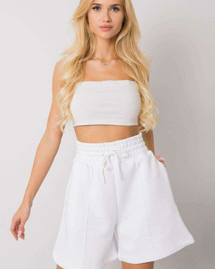 Chic Comfort Women's Cotton Stretch Shorts with Elastic Waistband