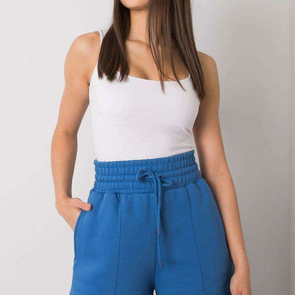Chic Comfort Women's Cotton Stretch Shorts with Elastic Waistband