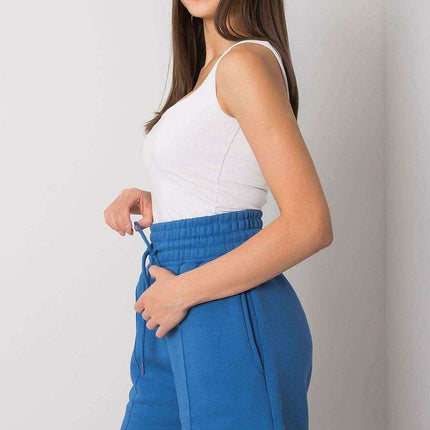 Chic Comfort Women's Cotton Stretch Shorts with Elastic Waistband