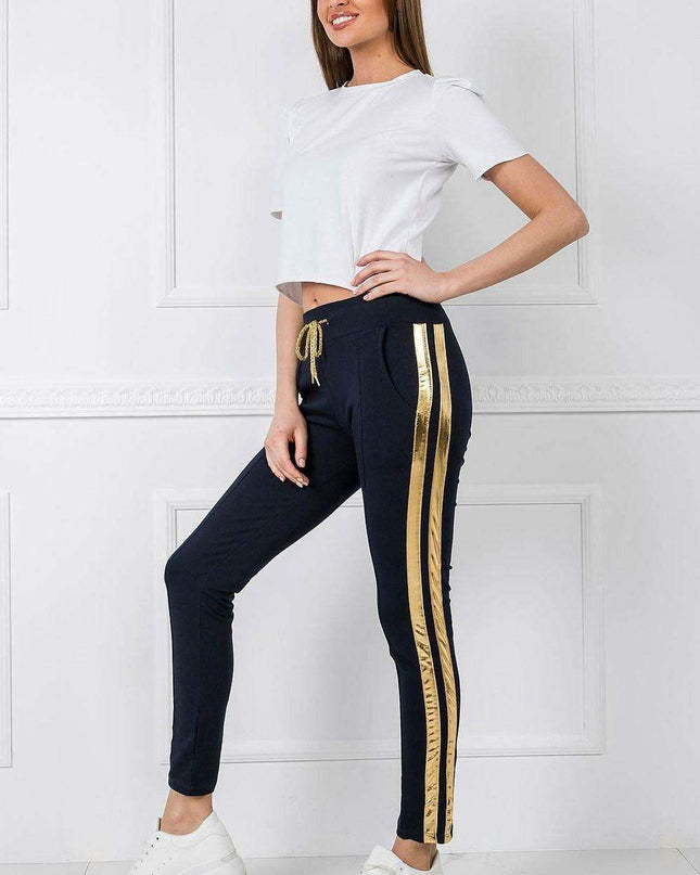 Comfortable Striped Lounge Pants with Handy Pockets