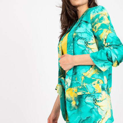 Vibrant Tailored Jacket With Structured Shoulders For Women - Très Elite