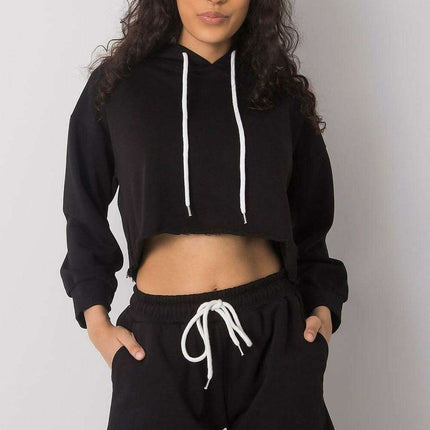 Stylish Athleisure Hoodie and Shorts Set with Adjustable Waistband