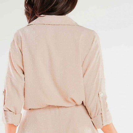 Summer Chic Pocket Shirt with Decorative Buttons