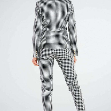 Chic Golden Button Blazer Jacket