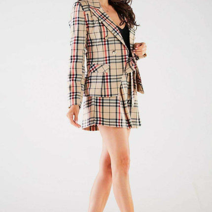 High-Waisted Pleated Comfort Shorts