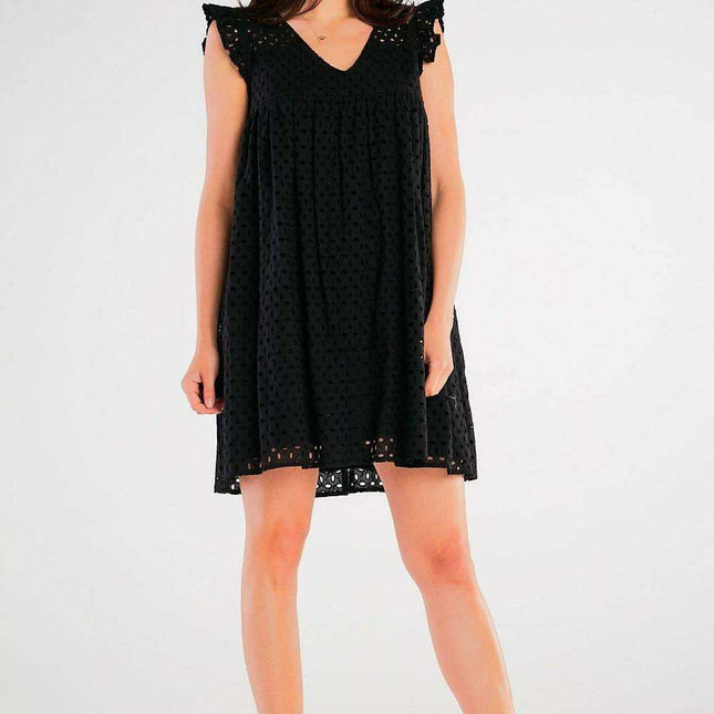 Chic Flared Lace Daydress