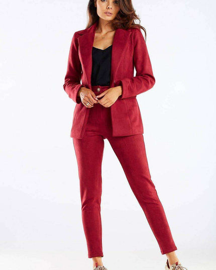 Sophisticated High-Waisted Tailored Pants for Women
