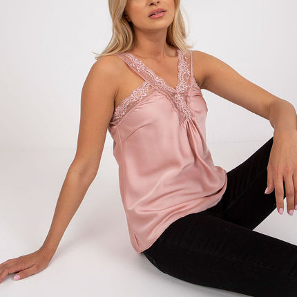 Elegant Lace-Accented Satin Sleep Chemise - Très Elite