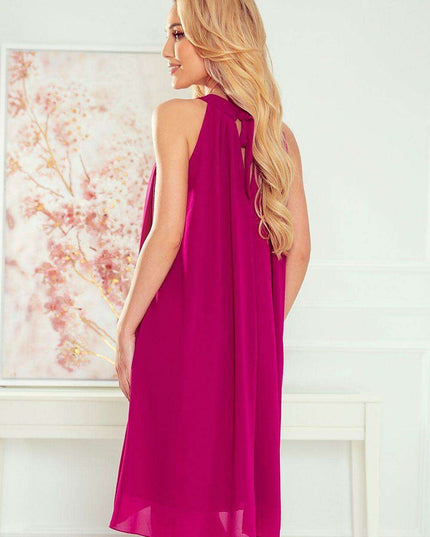 Chic Mocca Chiffon Daydress Set with Belt - Numoco