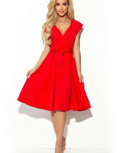 Fuchsia Brocade Scarlett Evening Gown by Numoco