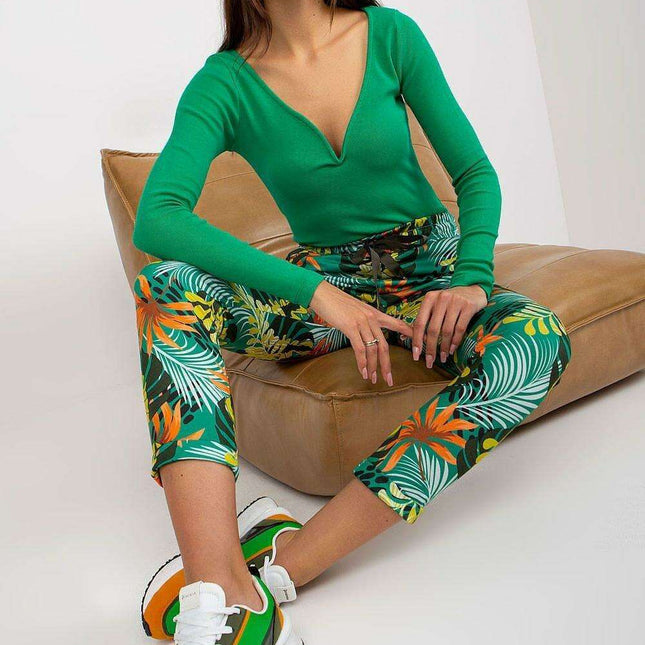 Trendy Adjustable Waist Lounge Pants for Women with Distinctive Prints