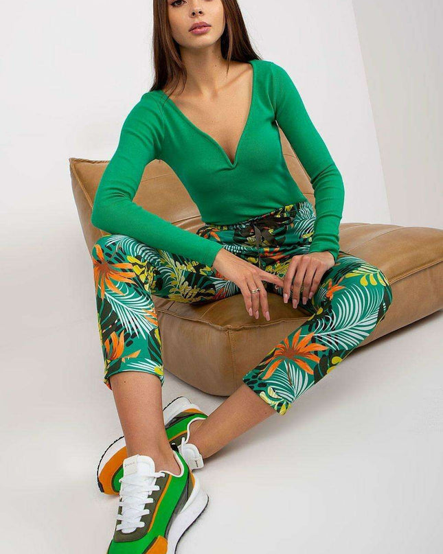 Trendy Adjustable Waist Lounge Pants for Women with Distinctive Prints