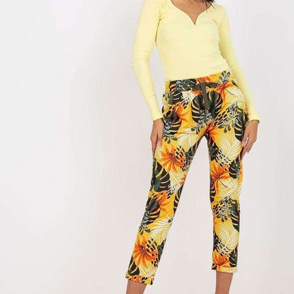 Trendy Adjustable Waist Lounge Pants for Women with Distinctive Prints