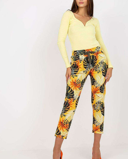 Trendy Adjustable Waist Lounge Pants for Women with Distinctive Prints