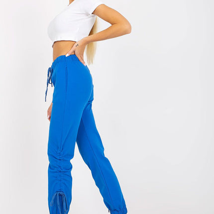 Stylish High-Waisted Sweatpants with Adjustable Drawstring - Très Elite