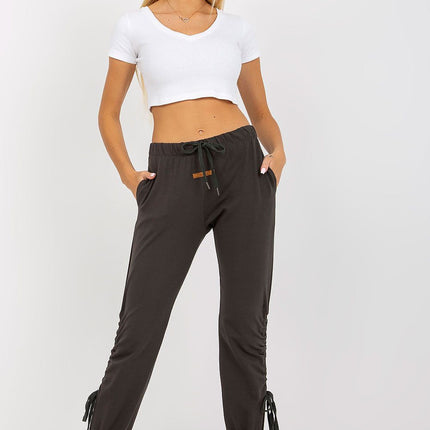 Stylish High-Waisted Sweatpants with Adjustable Drawstring - Très Elite