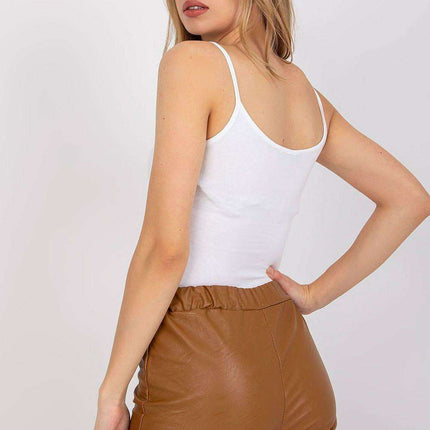 Chic Strapless Cotton Blouse