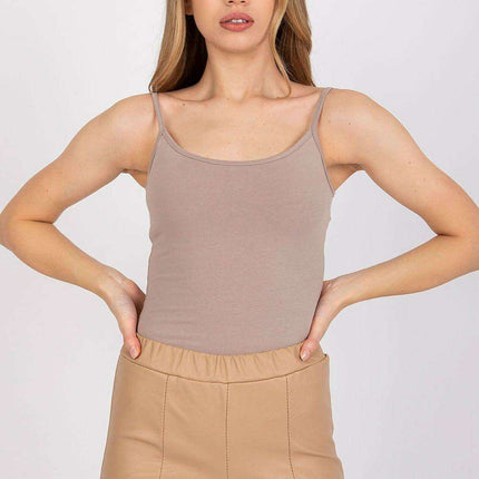 Chic Strapless Cotton Blouse
