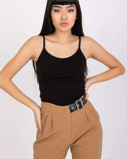 Chic Strapless Cotton Blouse